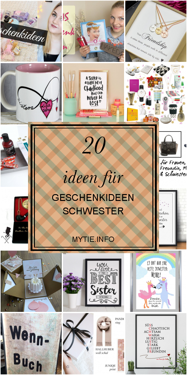 20 Ideen Für Geschenkideen Schwester